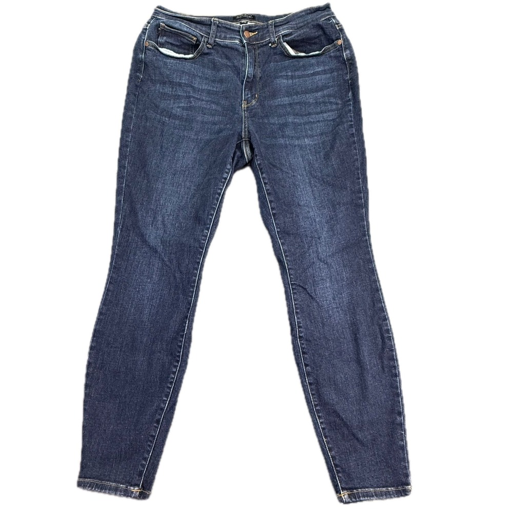 Judy Blue Skinny Fit Jeans Womens 16W Dark Wash JB82253DK-PL Stretch Denim
